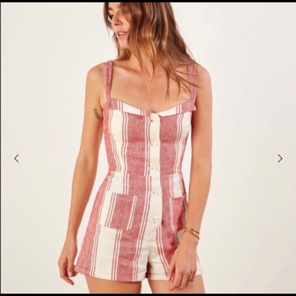 Reformation romper. Slightly worn. Looks new!